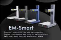 Em-Smart Portable Fiber Laser Marking Machine Desktop Laser Engraver Small Air Cooling