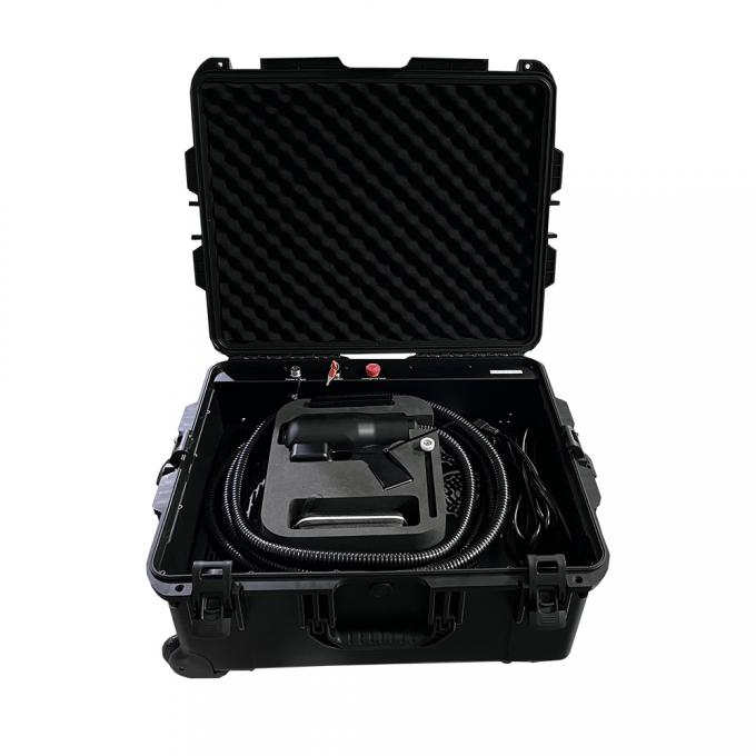 펄스 200w 300w 가방을 섬유 레이저 청소 기계 진드기 제거 기계 0