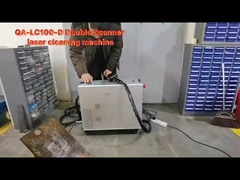 100W laser rust removal machine with dual head 0.7kg