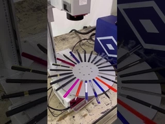 20w 회전 테이블 섬유 레이저 마킹 머신